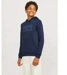 Jack & Jones Junior Kapuzensweatshirt JJECORP mit Druck, K&auml;ngurutasche,...