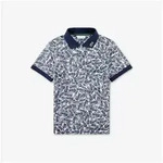 Lacoste Poloshirt LACOSTE Kids Polo &bdquo;Allover Crocs&ldquo; &ndash; Navy Blue 10 Jahre