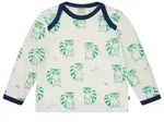 loud + proud Print-Shirt, langarm mit Tierdruck Biobaumwolle, GOTS gr&uuml;n 62/68