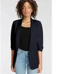 ONLY Kurzblazer ONLELLA &ndash; Femininer Blazer mit 3/4-&Auml;rmeln und Raffung...