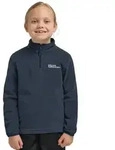 Jack Wolfskin Stehkragenpullover TAUNUS HALFZIP K einfache Temperaturregulierung,