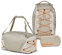 Satch Schulrucksack Pack (3tlg, inkl. Schlamperbox und Sporttasche)