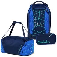 Satch Schulrucksack Pack (3tlg, inkl. Schlamperbox und Sporttasche)