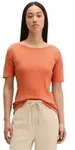 Marc O'Polo T-Shirt mit U-Boot-Ausschnitt orange XS (34)