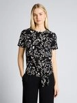 TOM TAILOR Denim T-Shirt T-Shirt T-Shirt mit Knotendetail