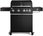 BURNHARD&reg; Gasgrill 4-Brenner, 21,2 kW Gesamtleistung, Infrarot-Keramikbrenner,