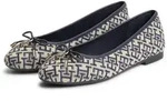 Tommy Hilfiger TH CHARM JACQUARD BALLERINA Ballerina Businessschuh,...