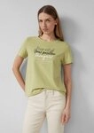 s.Oliver Kurzarmshirt T-Shirt T-Shirt aus weichem Baumwollmix mit Artwork
