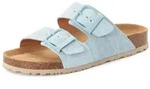 Tamaris Pantolette Sommerschuh, Hausschuh, Schlupfschuh mit floraler Pr&auml;gung