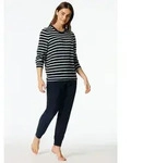 Schiesser Schlafanzug Casual Essentials (2 tlg) w&auml;rmende Frottee-Qualit&auml;t,