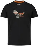 CMP T-Shirt CMP Jungen T-Shirt KID T-Shirt 38T6744 orange|schwarz 104 (4J)