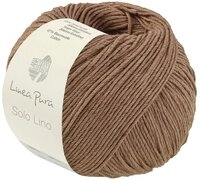 LANA GROSSA SOLO LINO Linea Pura H&auml;kelwolle, 120 m (Leinengarn aus 80 Prozent