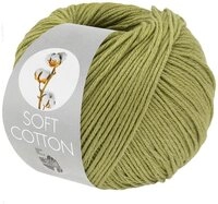 LANA GROSSA SOFT COTTON H&auml;kelwolle, 140 m (weiches, vielseitiges Garn f&uuml;r h&ouml;chsten