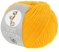 LANA GROSSA SOFT COTTON H&auml;kelwolle, 140 m (weiches, vielseitiges Garn f&uuml;r h&ouml;chsten