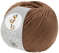 LANA GROSSA SOFT COTTON H&auml;kelwolle, 140 m (weiches, vielseitiges Garn f&uuml;r h&ouml;chsten
