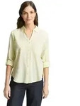 TOM TAILOR Langarmbluse blouse with slub structure
