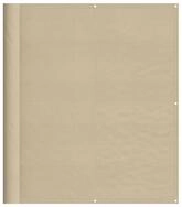 vidaXL Balkonsichtschutz Balkonabdeckung Beige 120x700 cm 100 % Polyester-Oxford