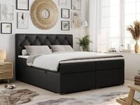 MKS M&Ouml;BEL Boxspringbett ALDA (Set, Packung, T30-Schaum, zwei Bettk&auml;sten,