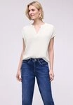 STREET ONE Blusenshirt aus reiner Baumwolle