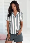 Vivance Dreams Shorty (Set, 2 tlg) im Hemdblusenlook