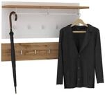 CARO-M&ouml;bel Wandgarderobe BILBAO, Wandgarderobe Garderobenpaneel Flurgarderobe Wotan