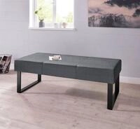 OTTO home Sitzbank Oliver, Breite 140cm, mit Metallgestell