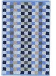 Caw&ouml; Handtuch Unique Karo 942 saphir blau 30 cm x 50 cm