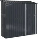 vidaXL Gartenhaus Gartenh&uuml;tten Anthrazit 203,5 x 73 x 200 cm Metall