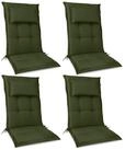 Beautissu Hochlehnerauflage 4x Premium Hochlehnerauflage 120x50x7cm,...