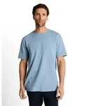 TOM TAILOR T-Shirt mit Pique Struktur blau XL (54)