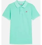 Scotch & Soda Poloshirt Jungen Poloshirt Baumwolle &ndash; Kurzarm Shirt mit Kragen gr&uuml;n
