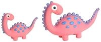 Flamingo Tierquietschie Hundespielzeug Puga Dinosaurier rosa