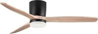 Nova Luce Deckenleuchte ALOA, Ventilatorfunktion, LED fest integriert, warmwei&szlig; -