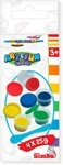 SIMBA Knete Spielzeug Kreativ Knete ART & FUN Softknete 4x 25g Dose 106324741