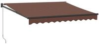 vidaXL Markise 3 x 25 m Markise Manuell Braun 300x250 cm