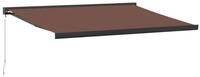 vidaXL Markise Markise Manuell Braun 400x300 cm (1-St)