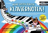 Sachbuch Meine ersten bunten Klaviernoten! Die beliebtesten Kinder- & Weihnacht Jens