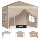 Sekey Faltpavillon 2x2/3x3/3x6 m, Gartenpavillon mit 4 Seitenteilen Partyzelt