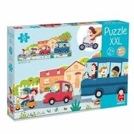 Goula Puzzle XXL-Puzzle Fahrzeuge 18 Teile, 18 Puzzleteile