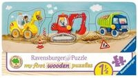 Ravensburger Puzzle Holzpuzzle Baumaschinen, Puzzleteile