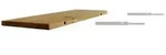 Natural Goods Berlin Wandregal FLOAT, Schweberegal Holz, unsichtbarer Halterung,