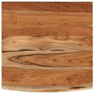 vidaXL Tischplatte Wandregal 40x40x2,5 cm Quadratisch Massivholz Baumkante (1 St)