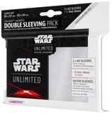 Gamegenic Spiel Star Wars Unlimited Art Sleeves Double Sleeving Pack - Space Red