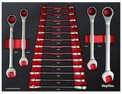 Mephisto-Tools Werkzeugset, (Set), metrisch, inkl. Soft Inlay in Carbon-Optik