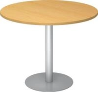 HAMMERBACHER Konferenztisch Besprechungstisch 100cm Buche/silber