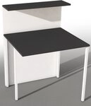 KERKMANN Empfangstheke Theke Cento Erweiterungselement BxT 100x80cm...