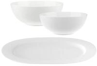Villeroy & Boch Servierplatte Anmut Servier-Set 3er Set, Porzellan, (3-tlg)