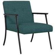 vidaXL Sessel Sessel Dunkelgr&uuml;n Stoff (1-St)