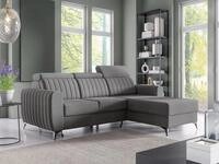 Beautysofa Ecksofa Connor I mit Schlaffunktion, Universelle Ottomane,...