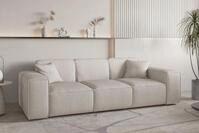 Fun M&ouml;bel 3-Sitzer Sofa Designersofa CELES PREMIUM in Stoff Scala, Auch als Set